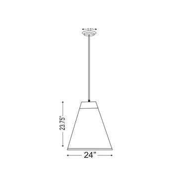 Z-Lite Eaton 24" 1 Light Pendant 7