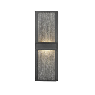Z-Lite Eclipse 12W 2 Light Outdoor Wall Light in Black Finish 1