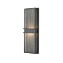 Z-Lite Eclipse 12W 2 Light Outdoor Wall Light in Black Finish 