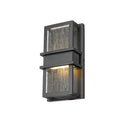 Z-Lite Eclipse 8W 2 Light Outdoor Wall Light in Black Finish 2