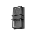 Z-Lite Eclipse 8W 2 Light Outdoor Wall Light in Black Finish 4