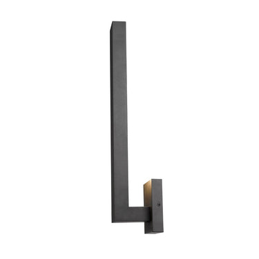 Z-Lite Edge 2 Light 10W High Outdoor Wall Light in Black Finish 3