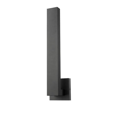 Z-Lite Edge 2 Light 10W High Outdoor Wall Light in Black Finish 4