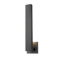 Z-Lite Edge 2 Light 10W High Outdoor Wall Light in Black Finish 