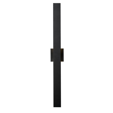 Z-Lite Edge 2 Light 18W High Outdoor Wall Light in Black Finish 1
