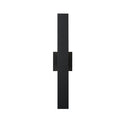 Z-Lite Edge 2 Light High Outdoor Wall Light - 576S-2-BK-LED 1