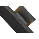Z-Lite Edge 2 Light High Outdoor Wall Light - 576S-2-BK-LED 3
