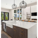 Z-Lite Elle 16" 1 Light Pendant in Matte Black Finish 5