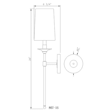 Z-Lite Emily 1 Light Wall Sconce image 14