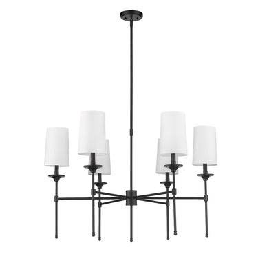 Z-Lite Emily 38" Large 6 Light Chandelier 12