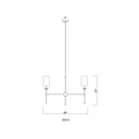 Z-Lite Emily 38" Large 6 Light Chandelier 7