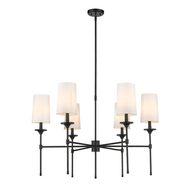 Z-Lite Emily 38" Large 6 Light Chandelier 8