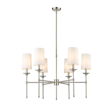 Z-Lite Emily 38" Large 6 Light Chandelier 