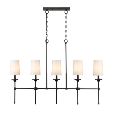 Z-Lite Emily 5.5" Large 5 Light Linear Chandelier 1