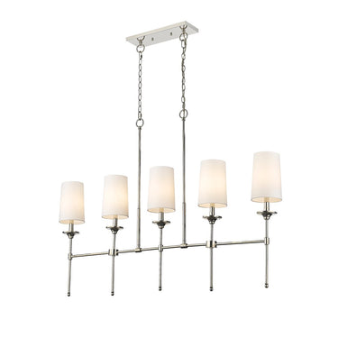Z-Lite Emily 5.5" Large 5 Light Linear Chandelier 10