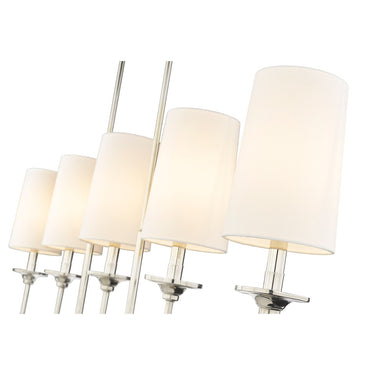 Z-Lite Emily 5.5" Large 5 Light Linear Chandelier 11