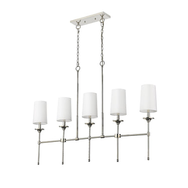 Z-Lite Emily 5.5" Large 5 Light Linear Chandelier 12