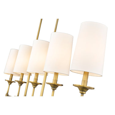Z-Lite Emily 5.5" Large 5 Light Linear Chandelier 18