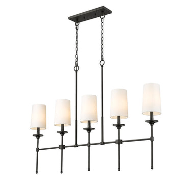 Z-Lite Emily 5.5" Large 5 Light Linear Chandelier 2