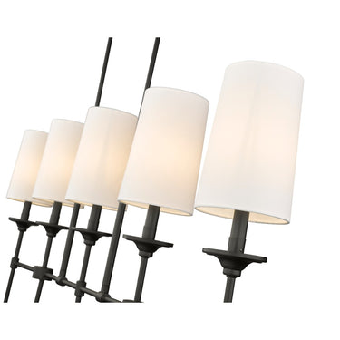 Z-Lite Emily 5.5" Large 5 Light Linear Chandelier 3