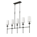 Z-Lite Emily 5.5" Large 5 Light Linear Chandelier 4