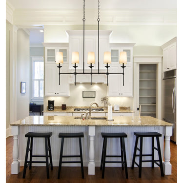 Z-Lite Emily 5.5" Large 5 Light Linear Chandelier 6