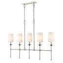 Z-Lite Emily 5.5" Large 5 Light Linear Chandelier 8
