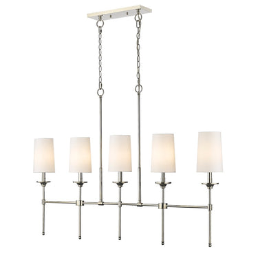 Z-Lite Emily 5.5" Large 5 Light Linear Chandelier 8