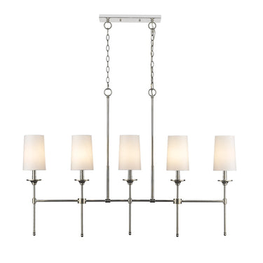 Z-Lite Emily 5.5" Large 5 Light Linear Chandelier 9