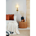 Z-Lite Emily 60W 1 Light Wall Sconce in Rubbed Brass Finish 6