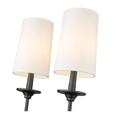 Z-Lite Emily 60W 2 Light Wall Sconce 3