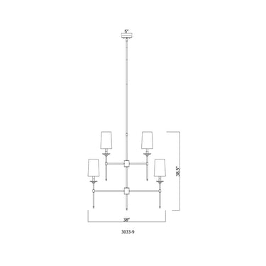 Z-Lite Emily 9 Light Chandelier image 28