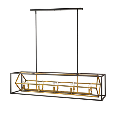 Z-Lite Euclid 10 Light Linear Chandelier image 7