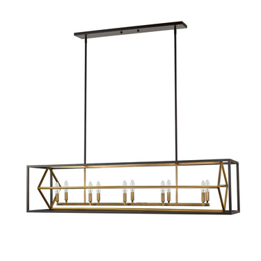 Z-Lite Euclid 10 Light Linear Chandelier image 9