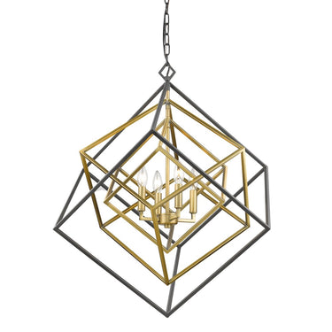 Z-Lite Euclid 4 Light Chandelier image 5
