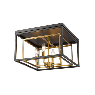 Z-Lite Euclid 4 Light Flush Mount image 1