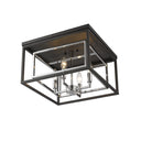 Z-Lite Euclid 4 Light Flush Mount image 4