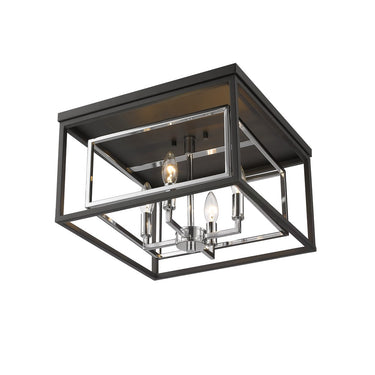 Z-Lite Euclid 4 Light Flush Mount image 4