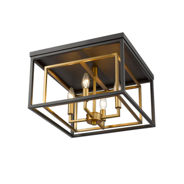 Z-Lite Euclid 4 Light Flush Mount image 5