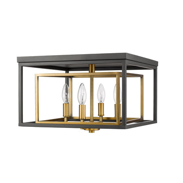 Z-Lite Euclid 4 Light Flush Mount image 9
