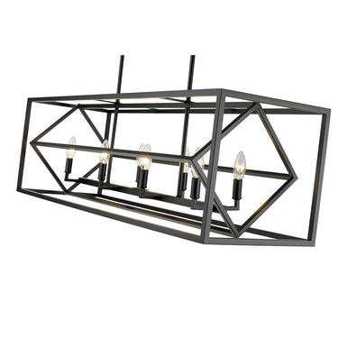 Z-Lite Euclid 8 Light Linear Chandelier image 10