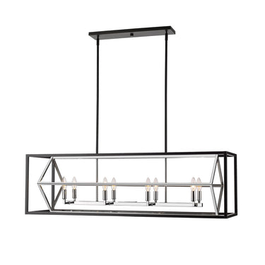 Z-Lite Euclid 8 Light Linear Chandelier image 3