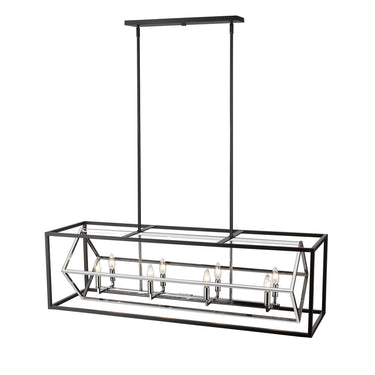 Z-Lite Euclid 8 Light Linear Chandelier image 9