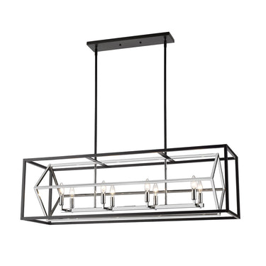 Z-Lite Euclid 8 Light Linear Chandelier image