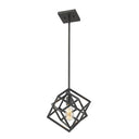 Z-Lite Euclid Matte Black 1 Light Pendant image 1