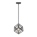 Z-Lite Euclid Matte Black 1 Light Pendant image 2