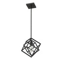 Z-Lite Euclid Matte Black 1 Light Pendant image 4