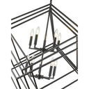 Z-Lite Euclid Matte Black 10 Light Chandelier image 3