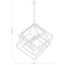 Z-Lite Euclid Matte Black 10 Light Chandelier image 7