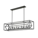 Z-Lite Euclid Matte Black 10 Light Linear Chandelier image 4